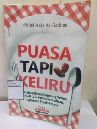 Puasa tapi Keliru